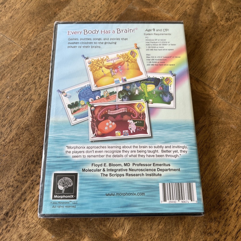 EVERY BODY HAS A BRAIN - PC & MAC GAME - RARE / NEW / SEALED