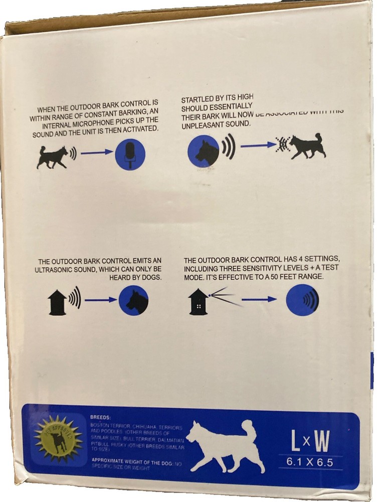 Outdoor Bark Control Device