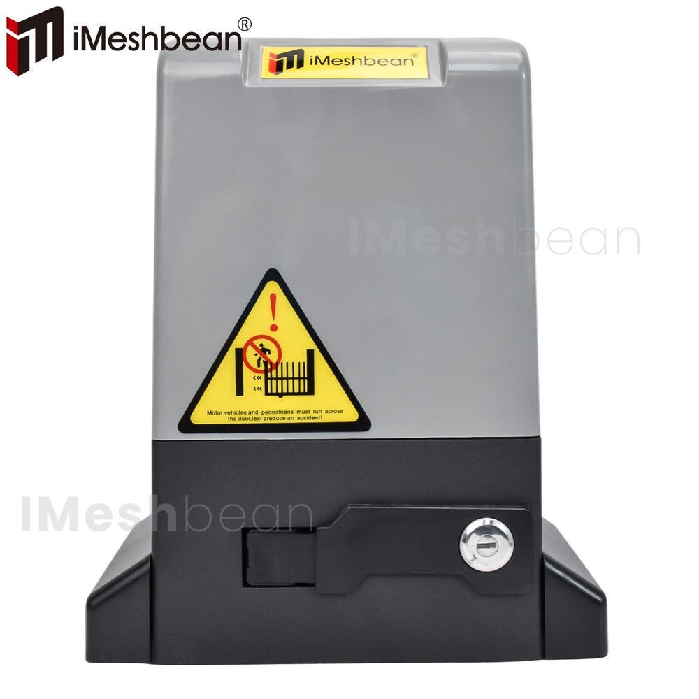 5000LBS Automatic Sliding Gate Opener Rack Driven APP+Keypad+4 Remote Controls