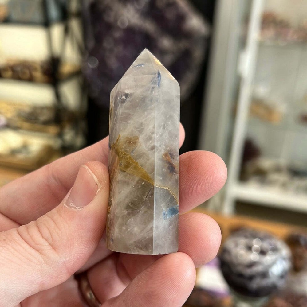 Blue Kyanite Tower W