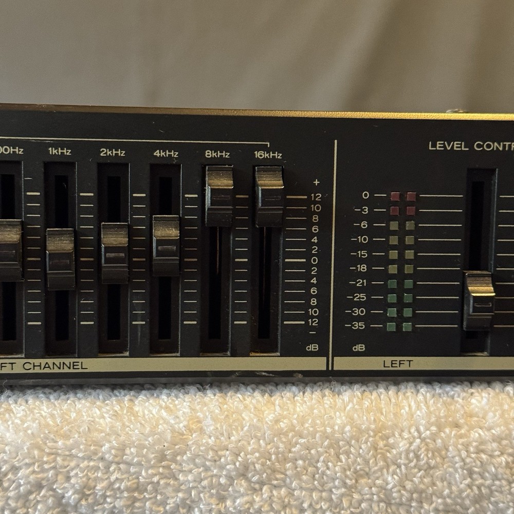 Vintage Teac EQA-5 10 Band Graphic Equalizer - Working, Has Issues