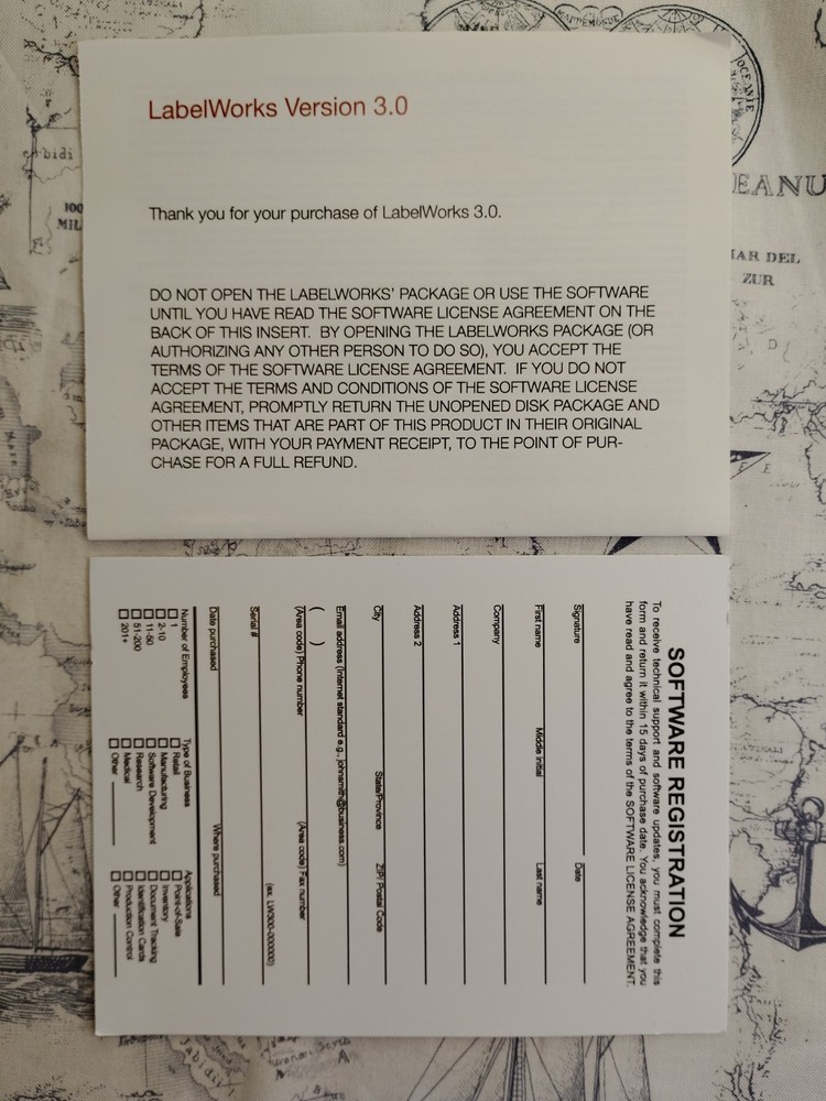 AML LabelWorks Version 3.0 2007 PC CD-ROM Software Windows 2000/XP