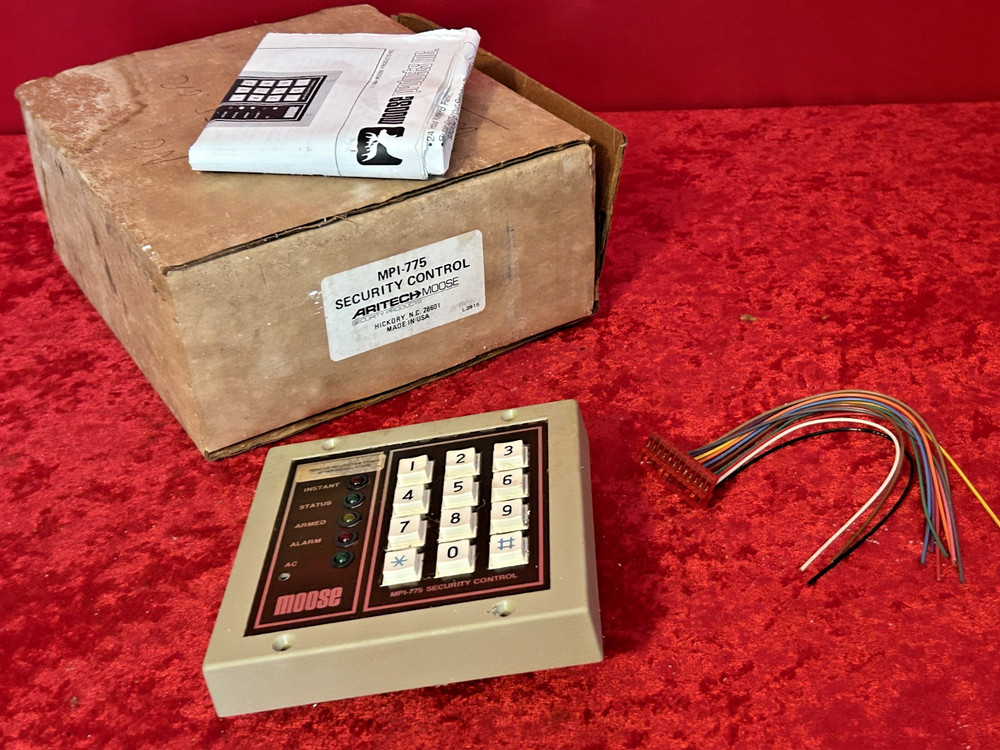 Aritech Moose MPI-775 Security Control Keypad B20