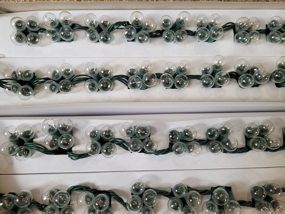 Ultimate Cluster 80 Mini Globe Light Set Clear 20 Feet Long Holiday Time Tested