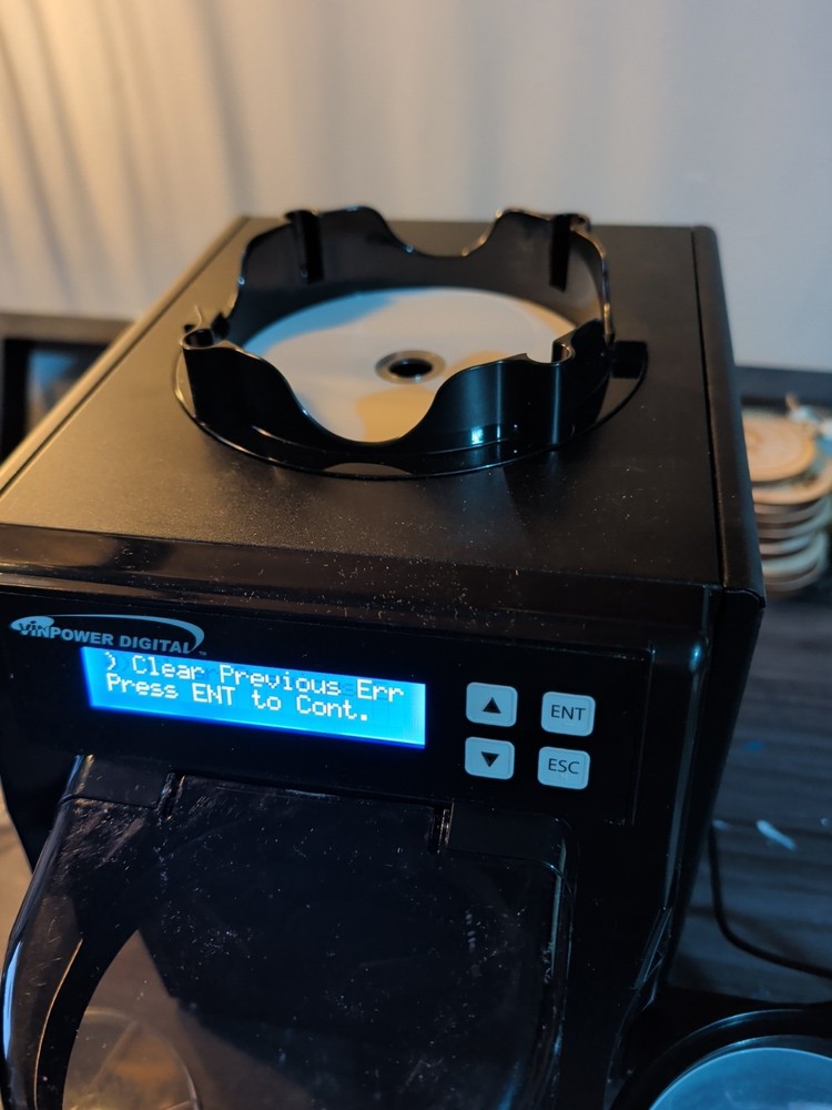 Vinpower Digital VDX-1 MiniLoader 1 Target DVD CD Automated Duplicator