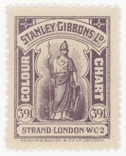 (I.B) Cinderella : Stanley Gibbons Colour Chart (Lilac 82)