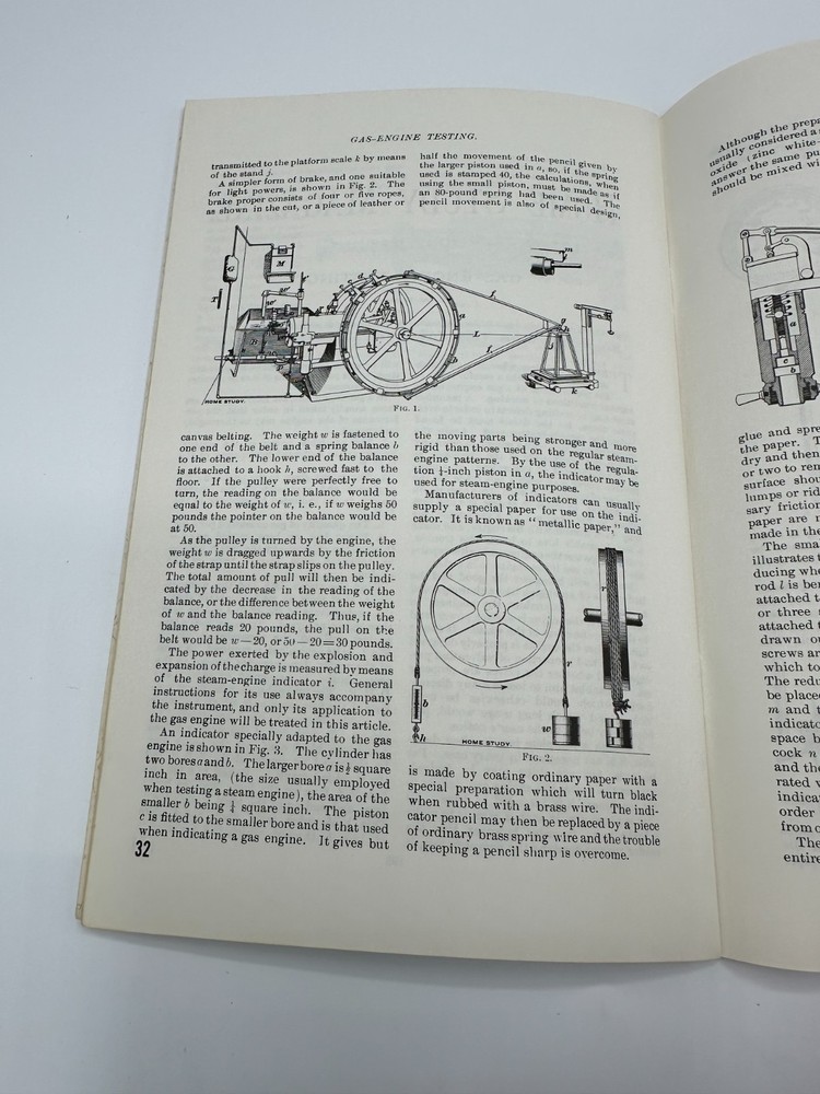Gas Engine Secrets brochure/Home Workshop with Stanley tools Fold out Brochure