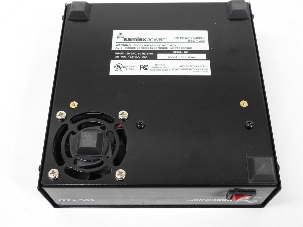 Samlex SEC-1223 13.8VDC 23A Switching Power Supply (nice, several available)