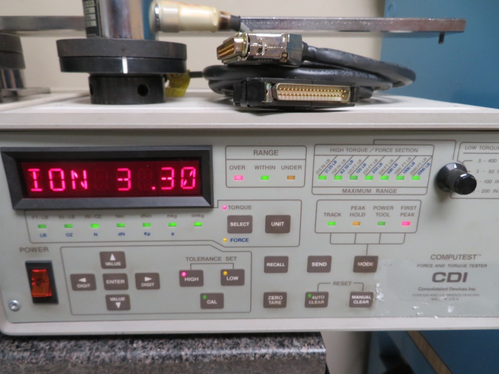 Snapon CDI Basic Torque Calibration System Mechanical Loader 4-1 - 250 Ft/lbs