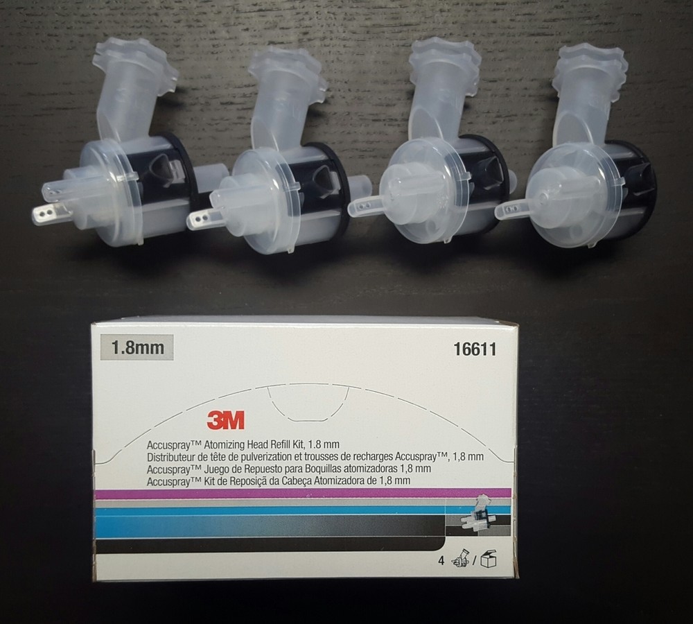 3M PPS Accuspray 1.3  Atomizing Head Replacement Tip 4 pack 16614