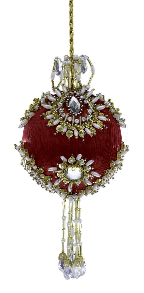 The Cracker Box Arabesque (Emerald Ball with Silver Accents)