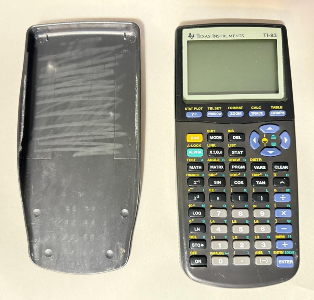 Texas Instruments TI-83 Graphing Calculator - Tested - Works