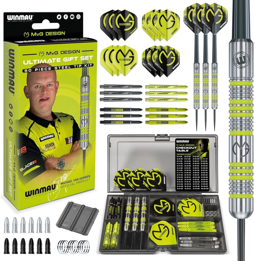 Professional MvG Darts Gift Set - 50pc Collection