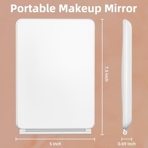 Makeup Mirror,1X&3X Magnifying Lighted Vanity Mirror with 3 Color Setting