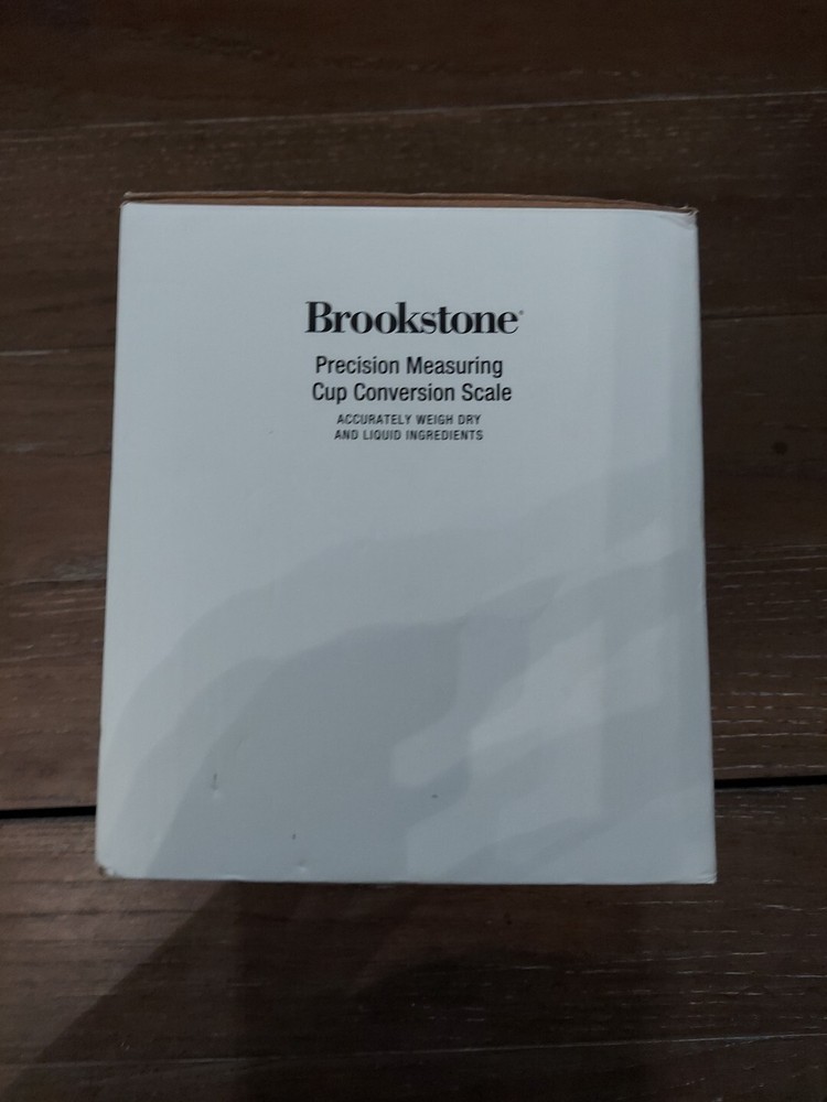 Brookstone Precision Measuring Cup Conversion Scale Accurately dry or liquid