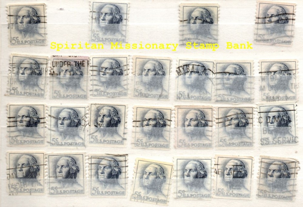 George Washington Stamps:  25 - .05 Cent Postage  (11-307)