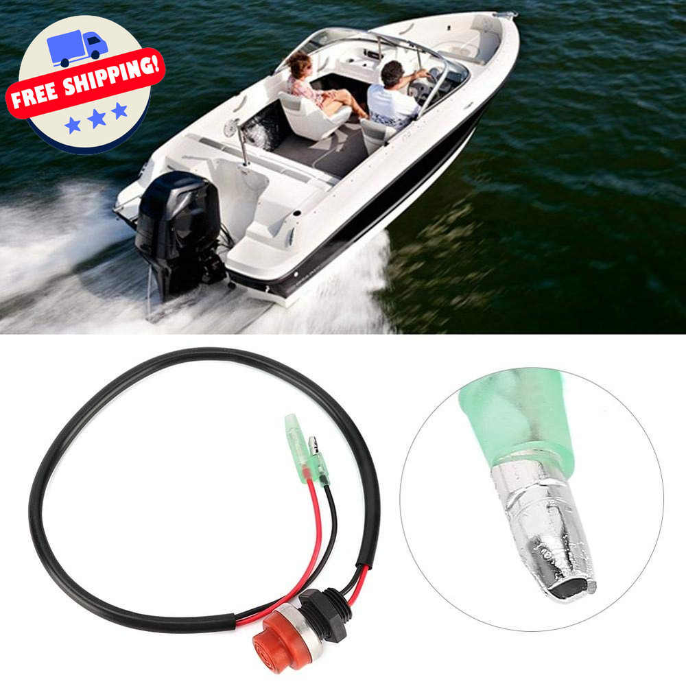 Outboard Start Button Boat Button Switch, Start Stop Keyless Push 1989
