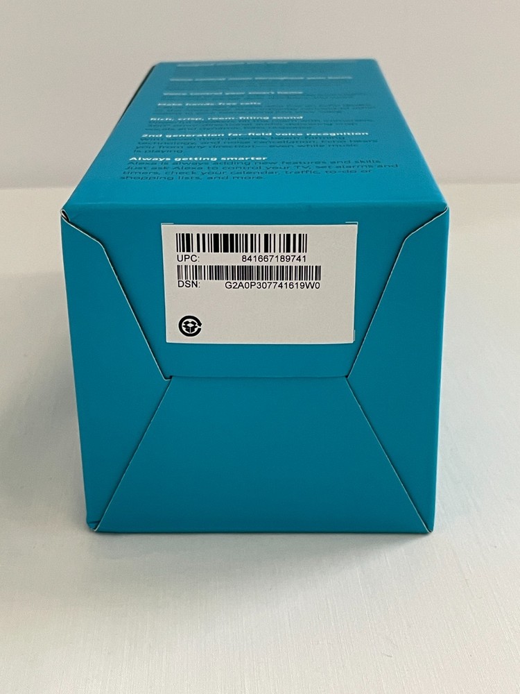 Amazon Echo 2nd generation Smart Assistant Speaker sealed box