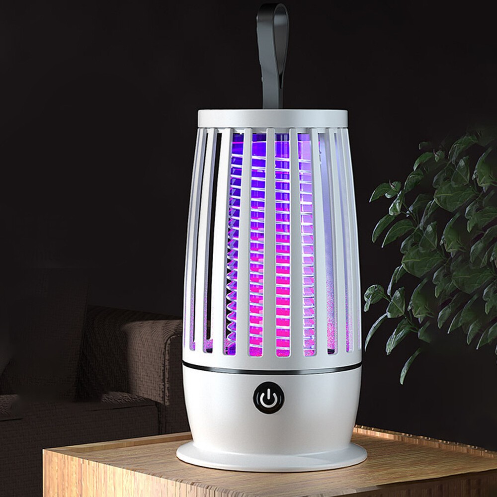 Bug Zapper Lamp – USB Rechargeable Electric Fly Trap with Night Light Function