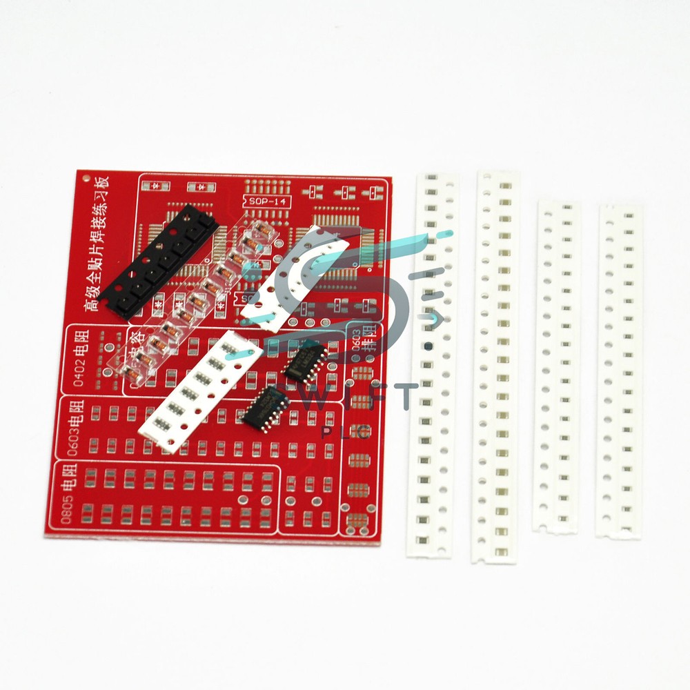 SMD/SMT Components Practice Board Soldering Skill Training Beginner DIY Kit M85