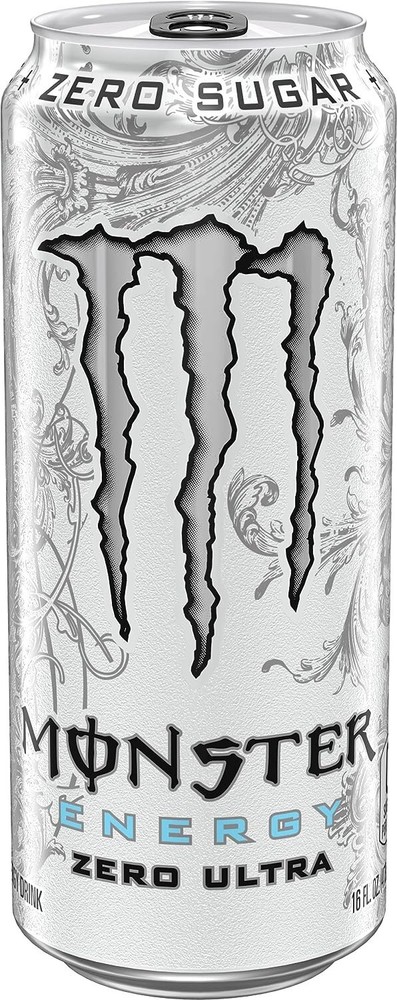 Monster Energy Zero Ultra, 16 Fl Oz Cans, 12 Pack