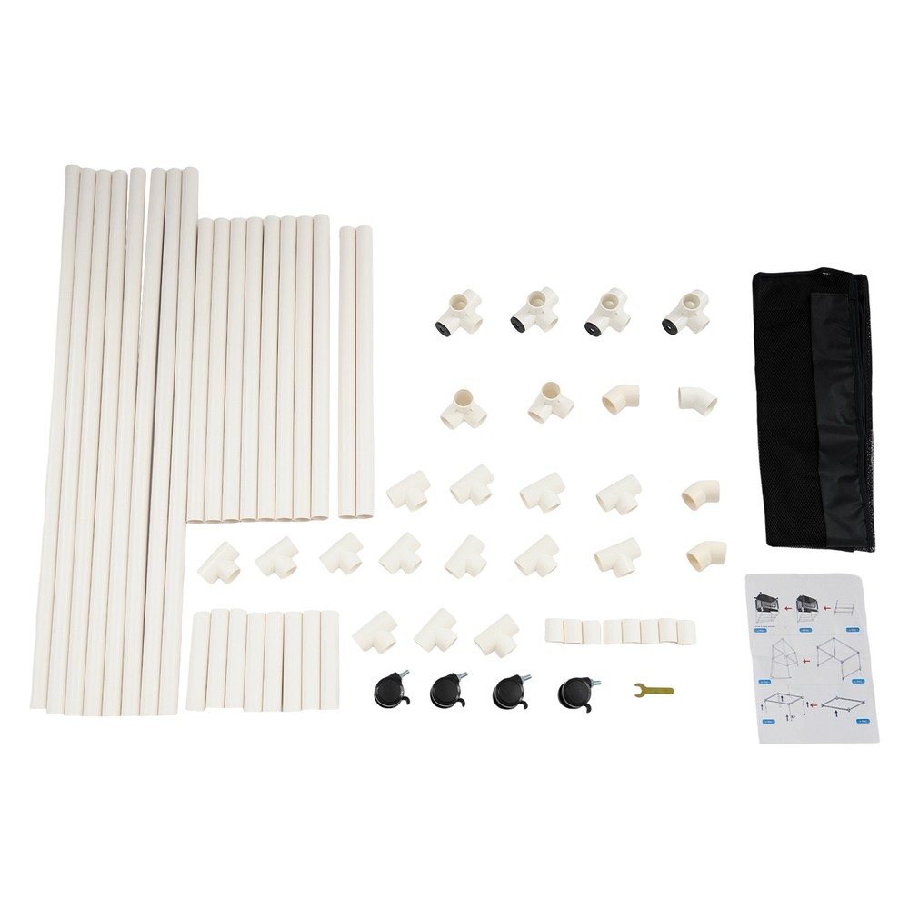 Rolling Pool Noodle Storage Organizer Bin Mesh Organizer Pool Storage Bin