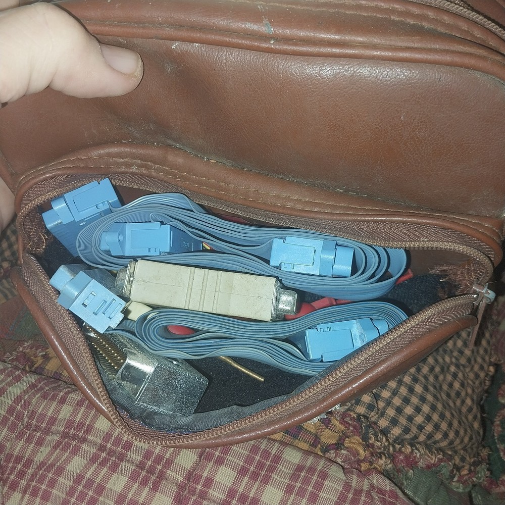 VTG Datatran Data Tracker Cable Tester RS-232 Breakout Box Case Cables & Manual