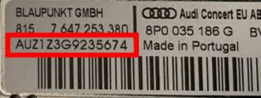 Audi Radio Unlock Code Service – All Models Concert Chorus RNS-E