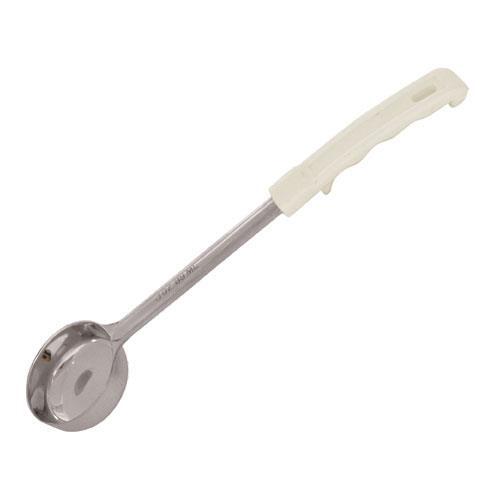Winco - FPS-3 - 3 oz Beige Solid Portion Spoon
