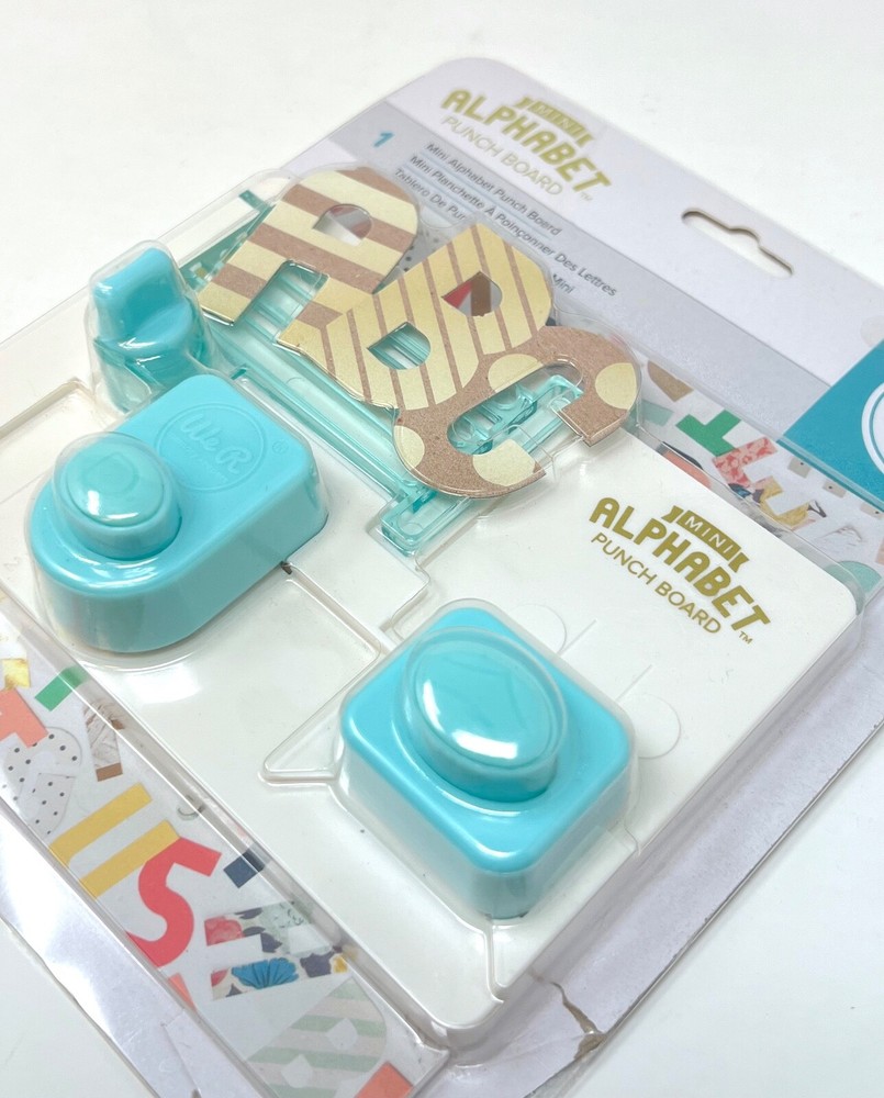 We R Memory Keepers Mini Alphabet Punch Board