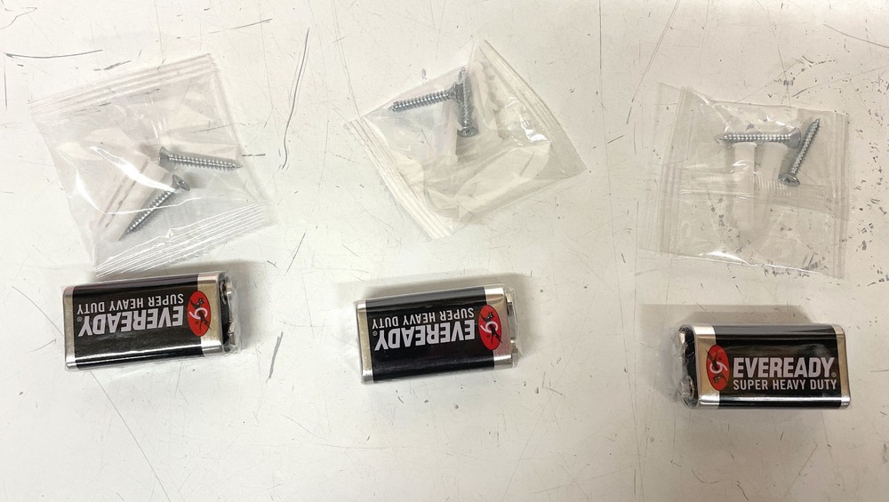Universal Security Instruments Replaceable 2 In 1 Smoke & Fire Alarm, 3-Pack