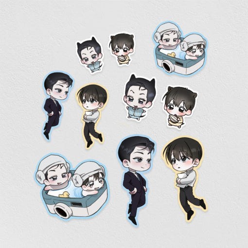 Webtoon MD [ Close-Up 클로즈업 ] Removable Sticker 리무버블 스티커 (OFFW276)