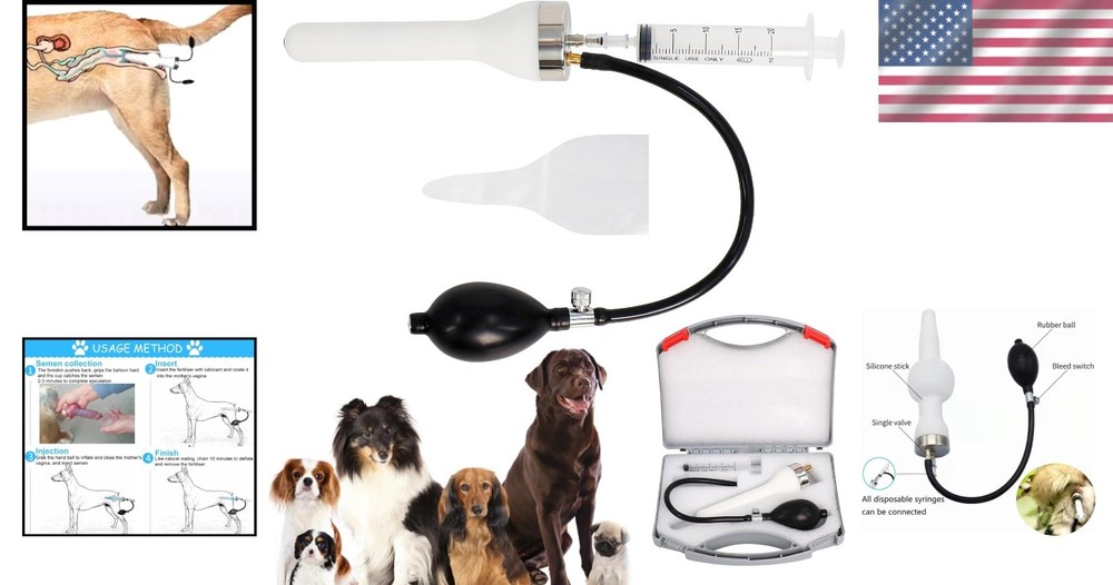 Dog Artificial Insemination Kit for Medium Dogs