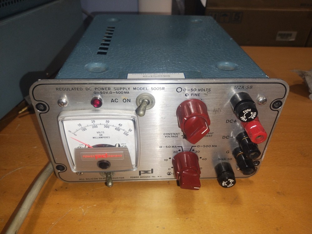 Power Designs 5005S Regulated DC Source Power Supply
