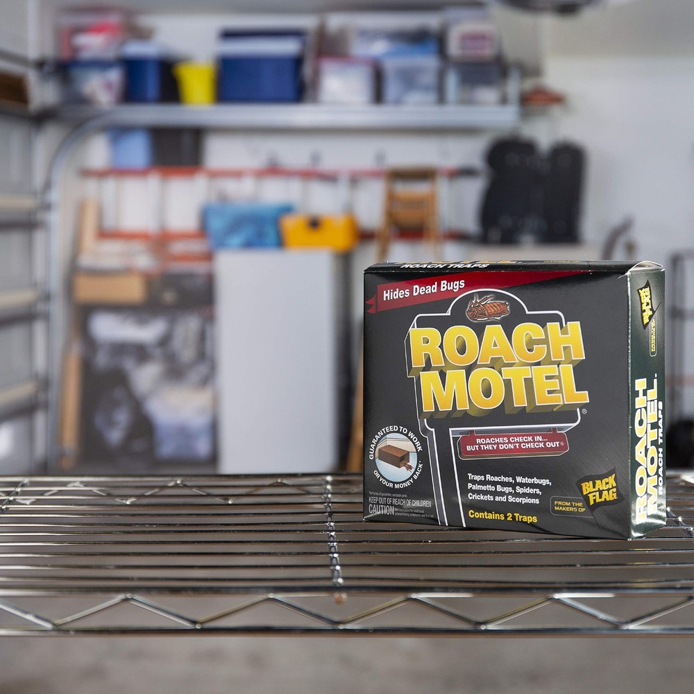 Black Flag Roach Motel Traps, 2-Count, 1-Pack 1 Pack,