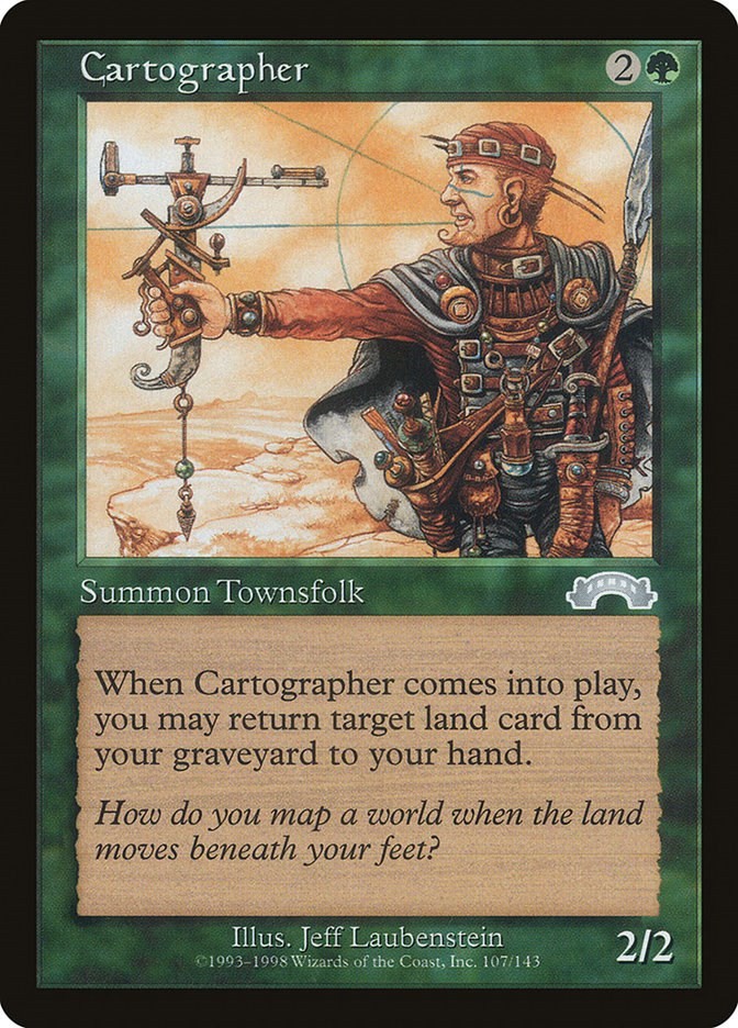Cartographer Exodus 107 MTG MP