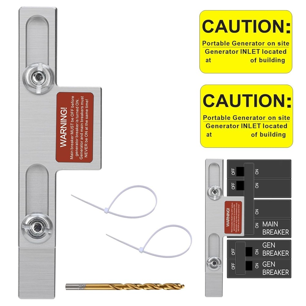 STPCTOU Generator Interlock Kit,Electrical Interlocking Panel Compatible with...