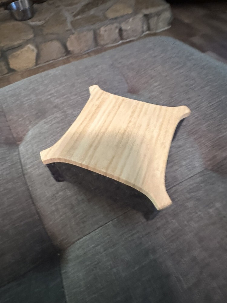 Wool Felt Box Storage with Bamboo Top