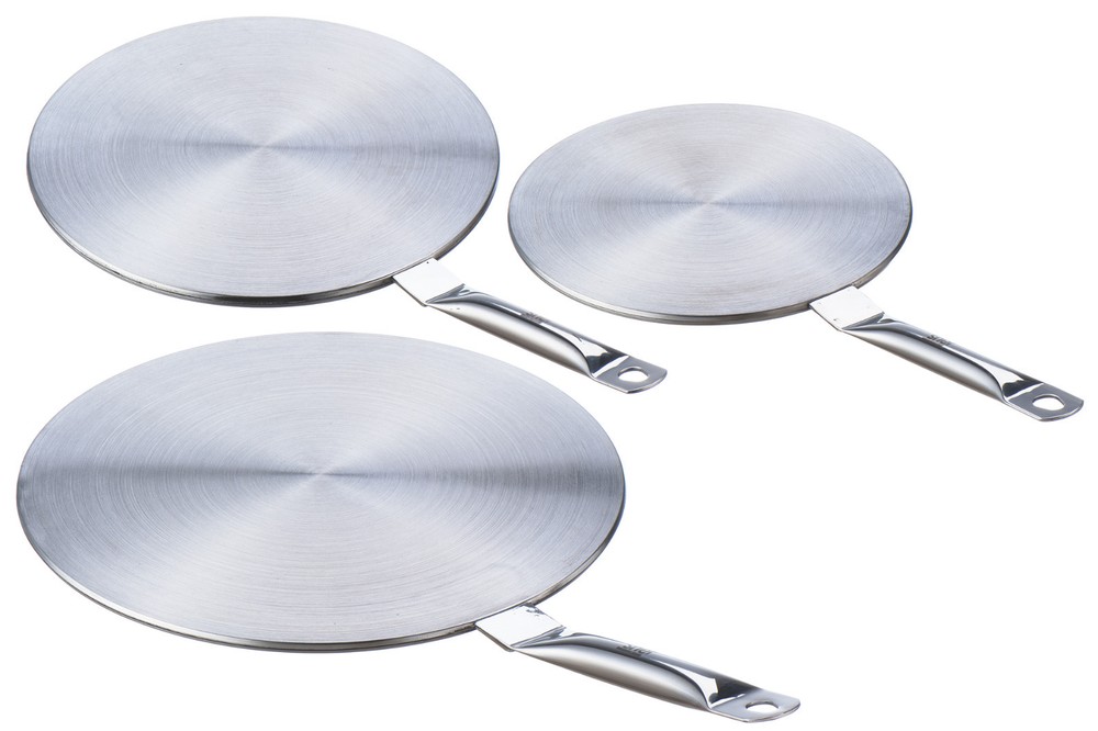 9.5" Induction Cooktop Converter Interface Disc Stainless Steel Plate Cookware