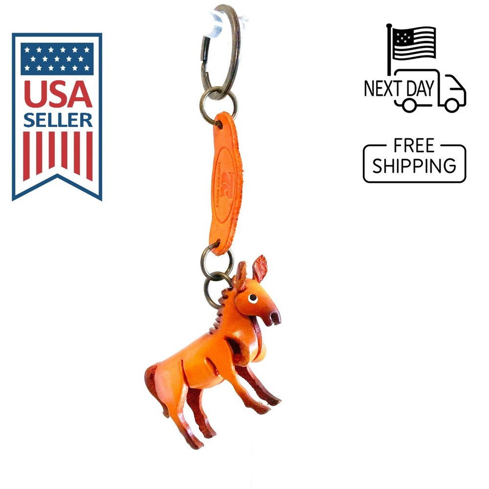 Horse Handmade Leather Keyring