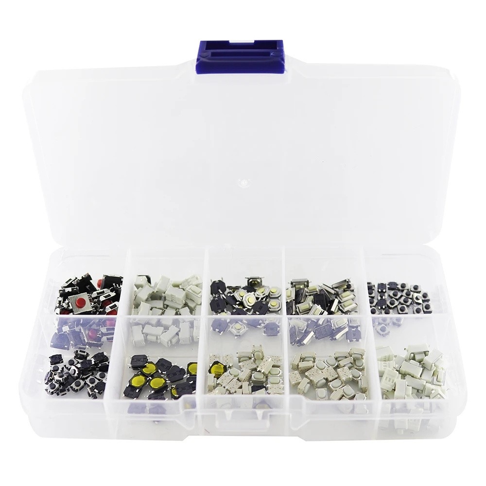 10 Specifications 100pcs Switch Keypad 6mm*6mm*3.1mm 10 Types