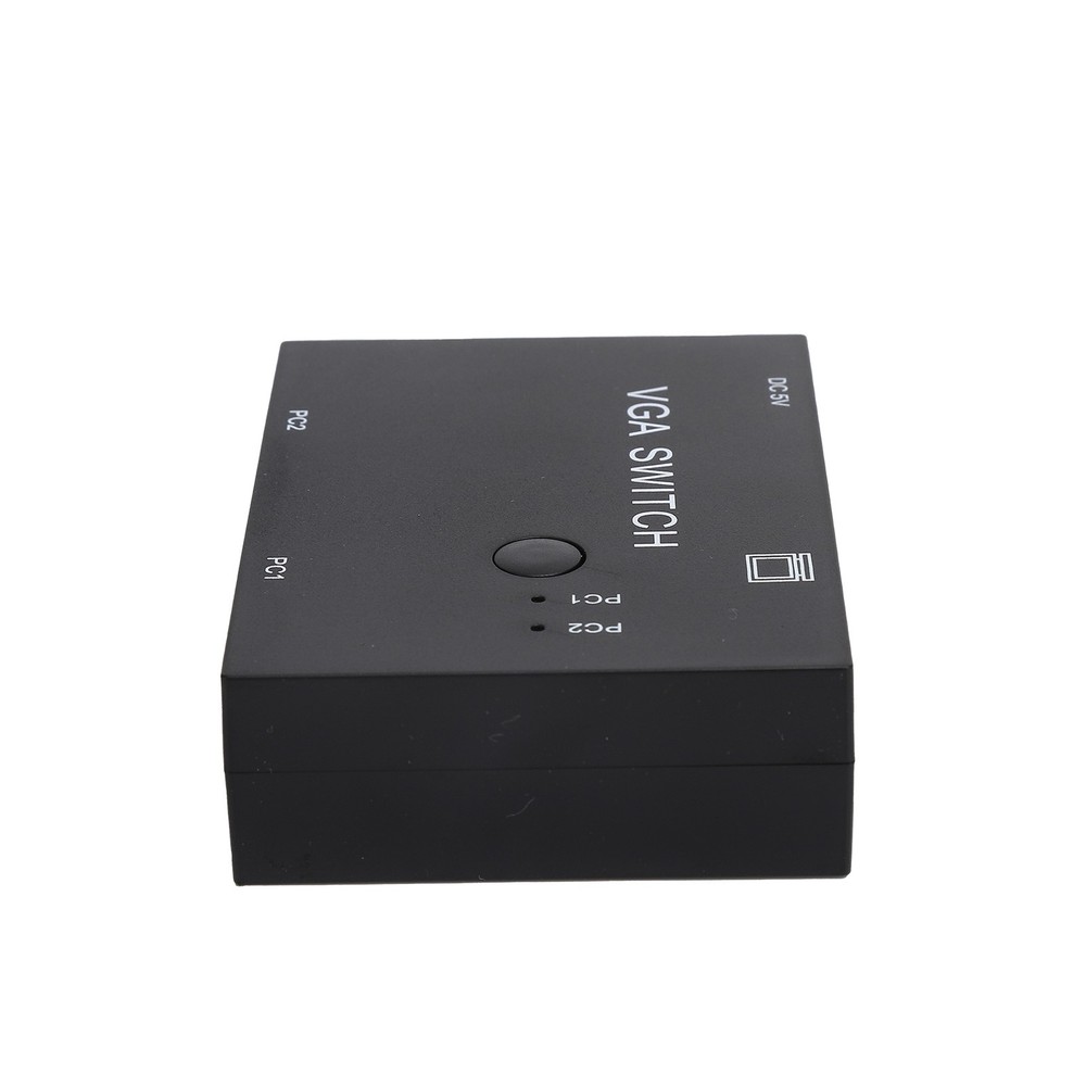 2 Input 1 Output VGA Switcher Efficient Video Conversion For Home/Office ABS