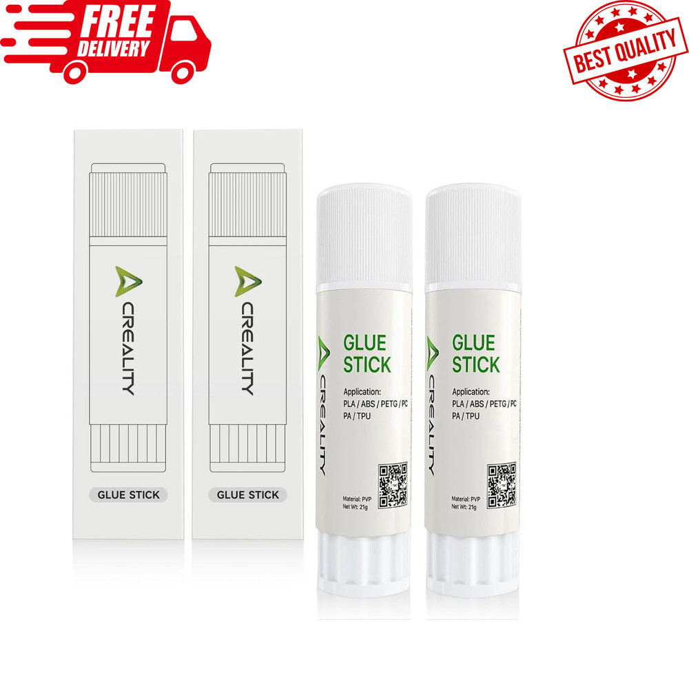 Creality Official 3D Printer Glue Stick,Solid Adhesive for Hot Bed,Perfect First