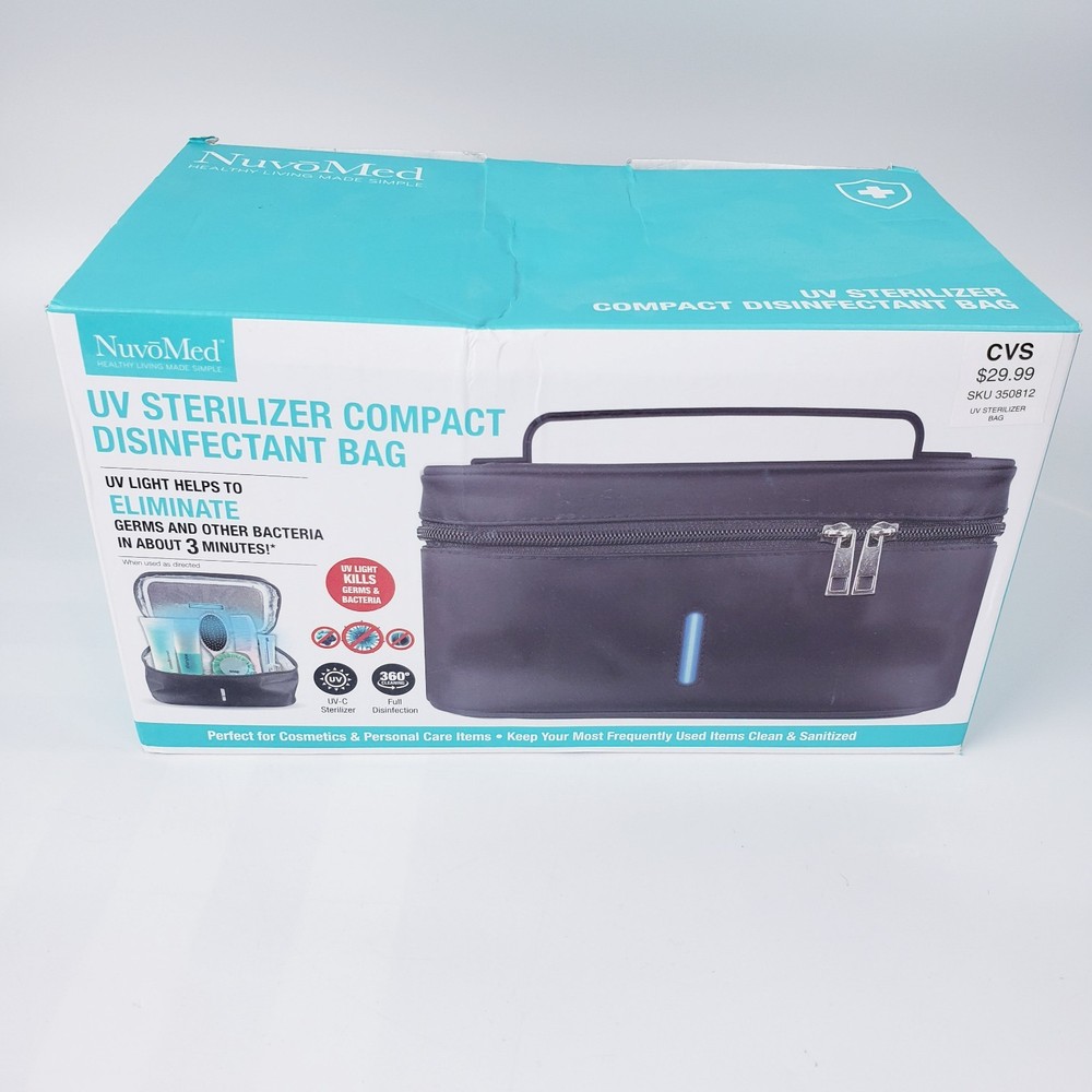 NuvoMed UV Sterilizer Compact Disinfectant Bag