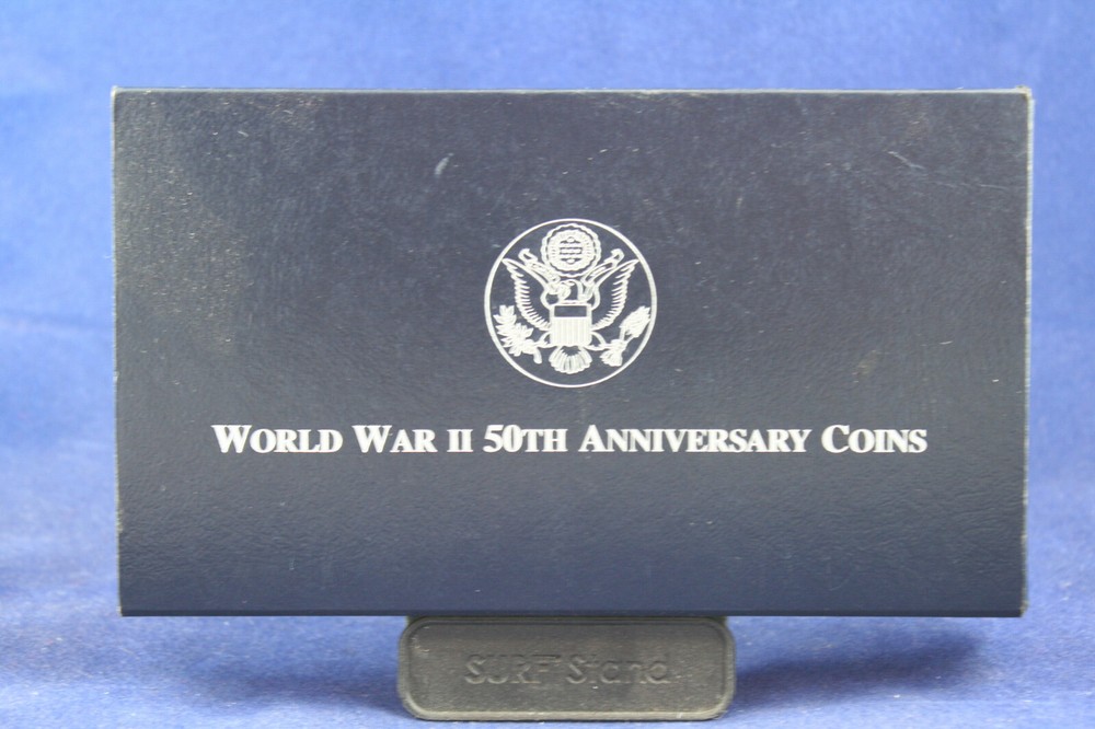 Empty Box for WWII 50th Anniversary Coin