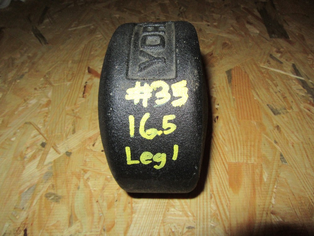 YORK Legacy Half 35 Pound Blob Grip YORK Side 1st Generation