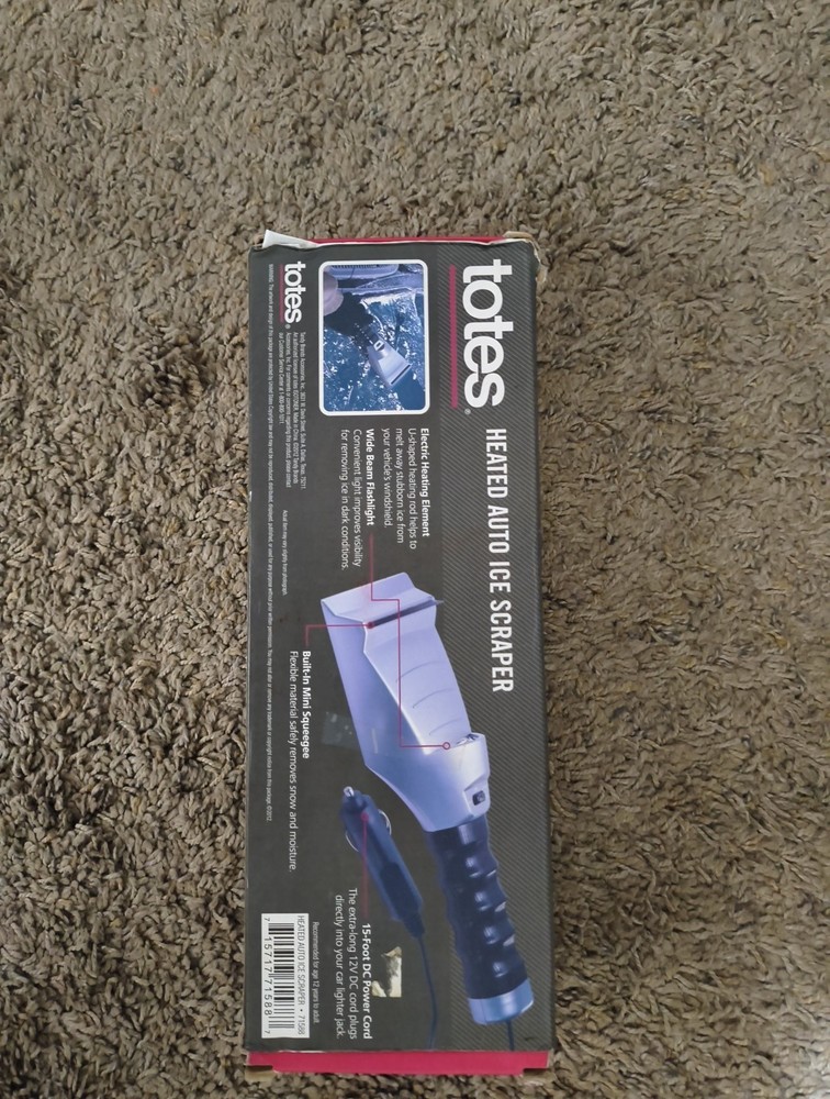 totes Heated Auto Ice Scraper Brand New