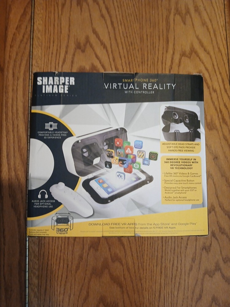 Sharper Image Platinum Series Virtual Reality Smartphone Headset