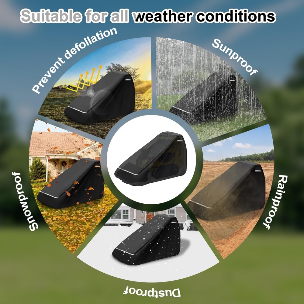 Mini Skid Steer Loader Cover Replace for Bobcat (Without Cockpit), Black