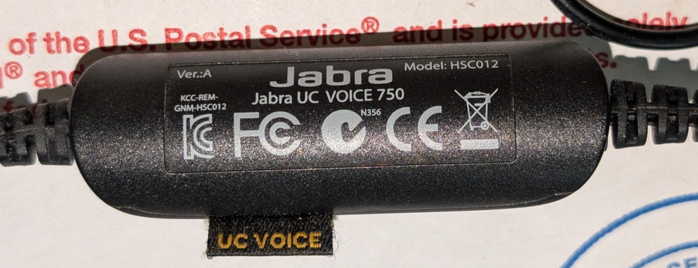 Jabra Voice 750 Headset HSC012